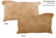 Beige 12"x22" Brazilian Cowhide Pillow #73664 by Hudson Hides