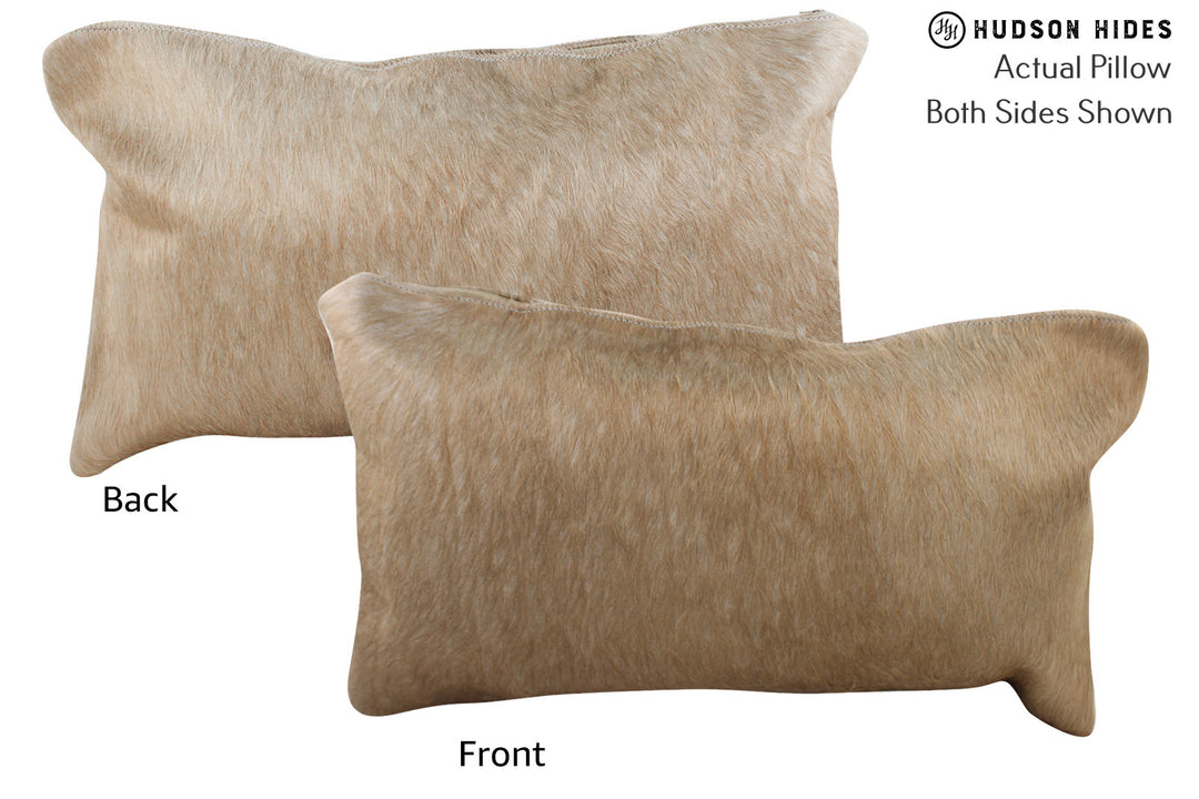 Taupe Pillow 12"x22"#73681 by Hudson Hides