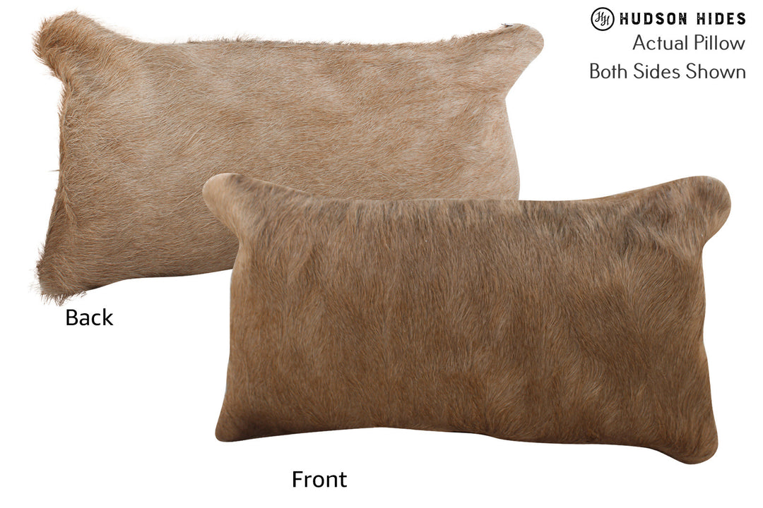 Taupe Pillow 12"x22"#73684 by Hudson Hides