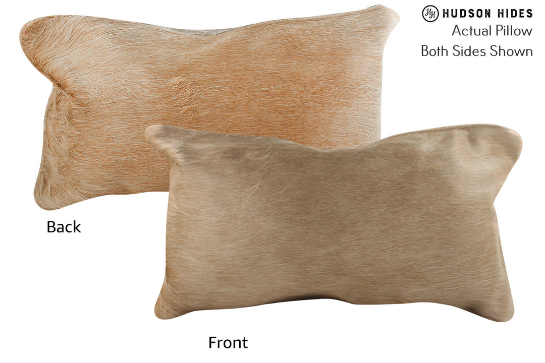 Beige Pillow 12"x22"#73687 by Hudson Hides