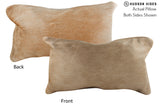 Beige 12"x22" Brazilian Cowhide Pillow #73687 by Hudson Hides