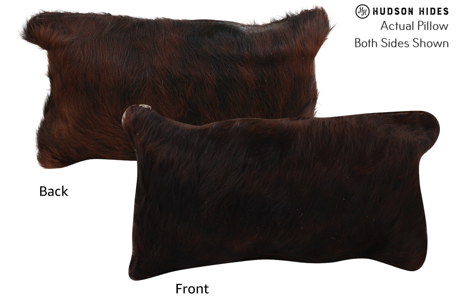Dark Brindle Cowhide Pillow #73698