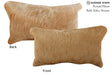 Beige 12"x22" Brazilian Cowhide Pillow #73731 by Hudson Hides