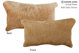 Beige 12"x22" Brazilian Cowhide Pillow #73731 by Hudson Hides