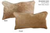 Beige 12"x22" Brazilian Cowhide Pillow #73734 by Hudson Hides