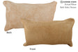 Beige 12"x22" Brazilian Cowhide Pillow #73752 by Hudson Hides