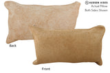 Beige 12"x22" Brazilian Cowhide Pillow #73752 by Hudson Hides