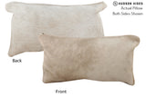 Grey 12"x22" Brazilian Cowhide Pillow #73753 by Hudson Hides