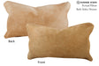 Beige 12"x22" Brazilian Cowhide Pillow #73754 by Hudson Hides