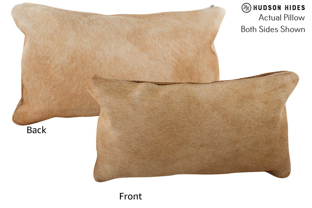 Solid Brown Pillow 12"x22"#73772 by Hudson Hides