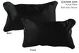 Solid Black 12"x22" Brazilian Cowhide Pillow #73794 by Hudson Hides