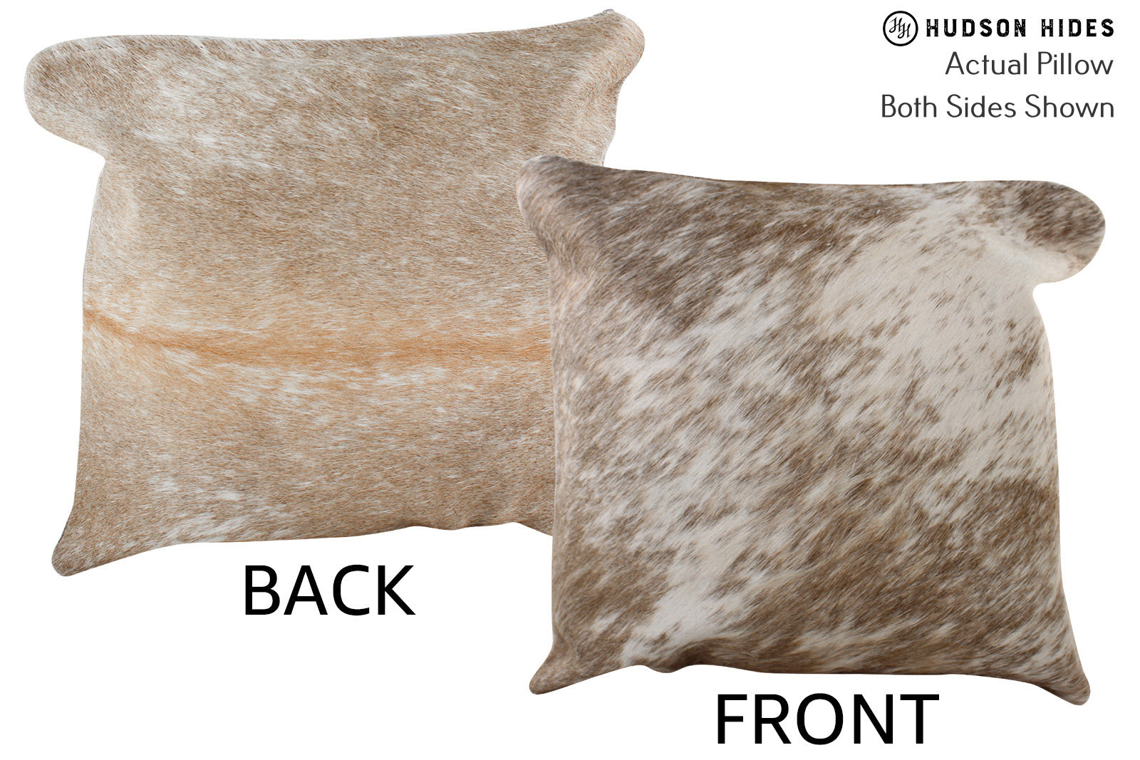 Grey with White Cowhide Pillow #73961