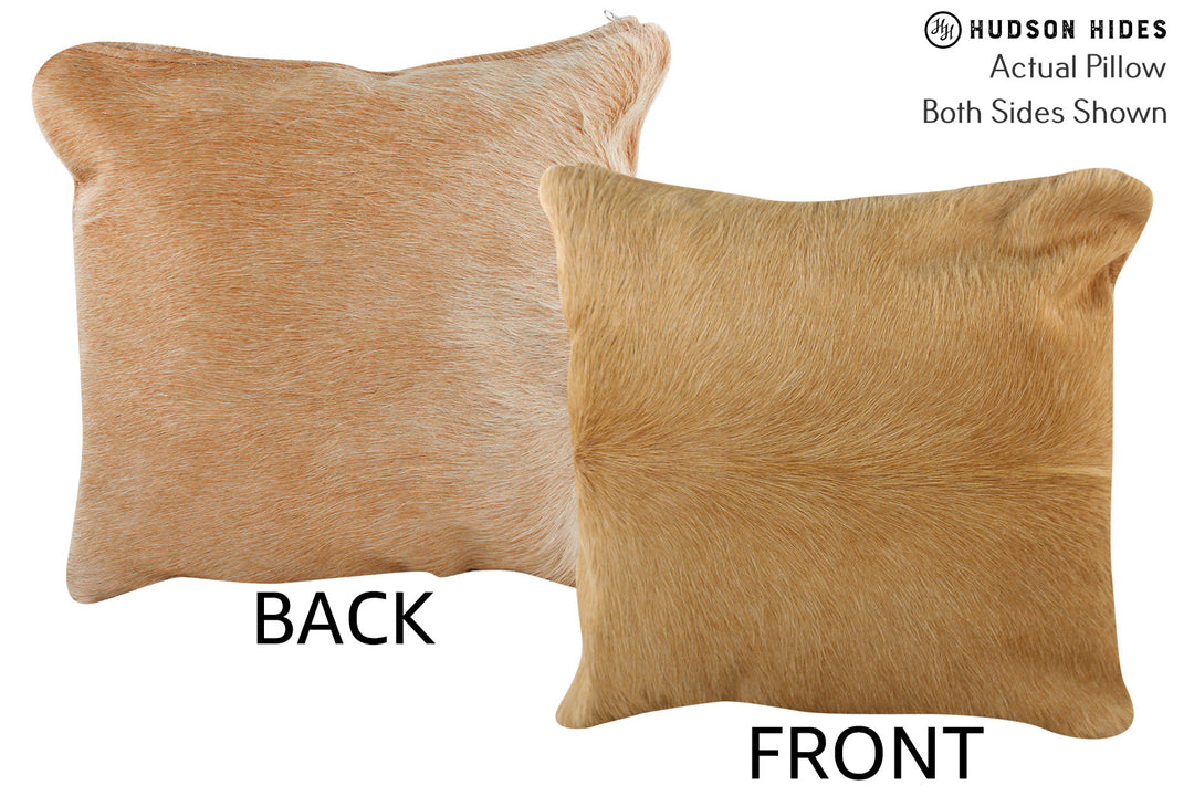 Beige Pillow 16"x16"#74038 by Hudson Hides