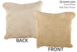 Beige 16"x16" Brazilian Cowhide Pillow #74042 by Hudson Hides