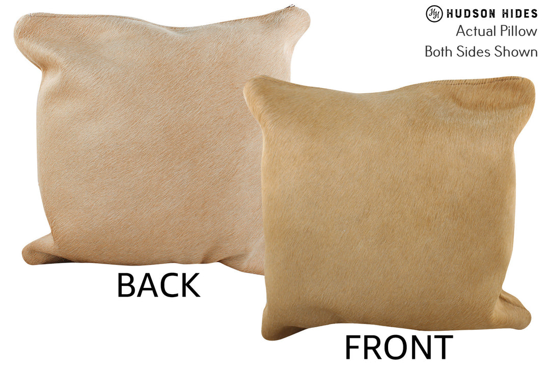 Beige Pillow 16"x16"#74057 by Hudson Hides