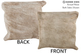 Grey 16"x16" Brazilian Cowhide Pillow #74076 by Hudson Hides