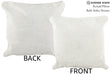 Salt and Pepper Black 16"x16" Brazilian Cowhide Pillow #74134 by Hudson Hides