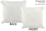 Salt and Pepper Black 16"x16" Brazilian Cowhide Pillow #74134 by Hudson Hides