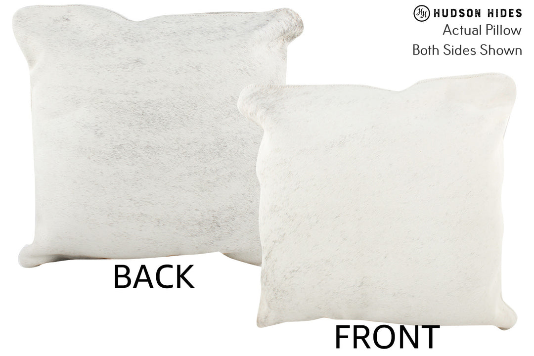Salt and Pepper Black Pillow 16"x16"#74145 by Hudson Hides