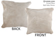 Grey 16"x16" Brazilian Cowhide Pillow #74236 by Hudson Hides