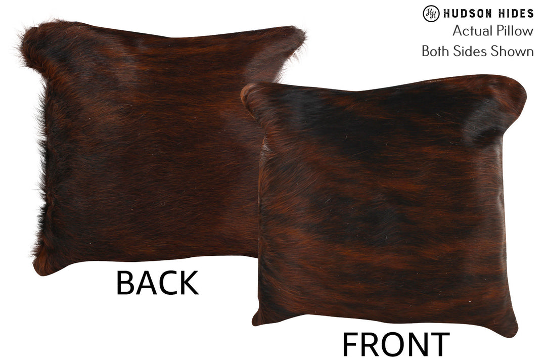 Dark Brindle Pillow 16"x16"#74253 by Hudson Hides