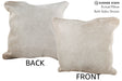 Grey 16"x16" Brazilian Cowhide Pillow #74276 by Hudson Hides