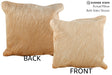 Beige 16"x16" Brazilian Cowhide Pillow #74301 by Hudson Hides