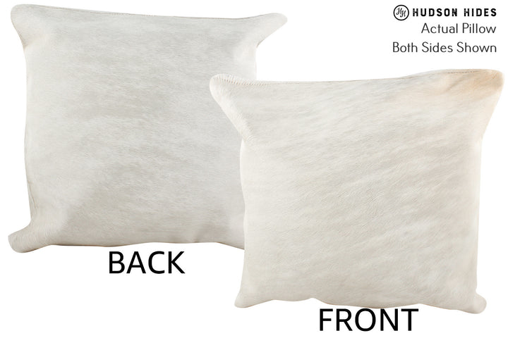 Grey 16"x16" Brazilian Cowhide Pillow #74388 by Hudson Hides
