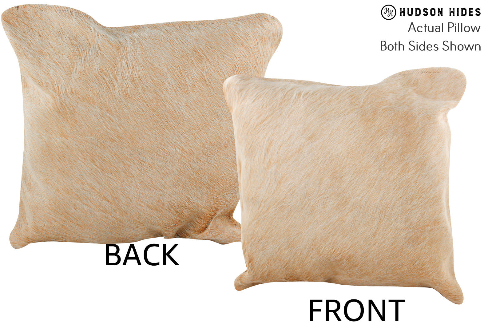 Beige Cowhide Pillow #74468