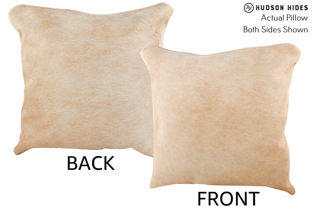 Beige Pillow 16"x16"#74485 by Hudson Hides