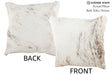 Grey 16"x16" Brazilian Cowhide Pillow #74526 by Hudson Hides