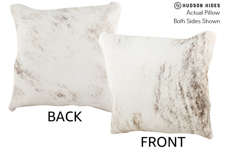 Grey 16"x16" Brazilian Cowhide Pillow #74526 by Hudson Hides