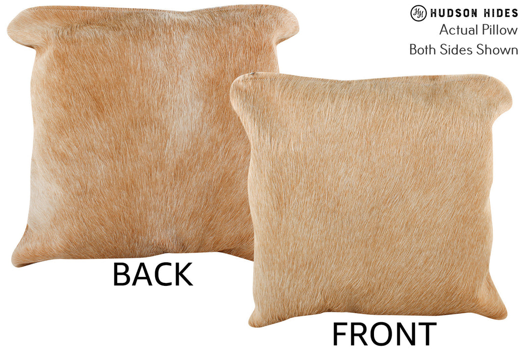 Beige Pillow 16"x16"#74531 by Hudson Hides