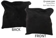 Solid Black 16"x16" Brazilian Cowhide Pillow #74559 by Hudson Hides