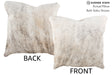 Grey 16"x16" Brazilian Cowhide Pillow #74604 by Hudson Hides