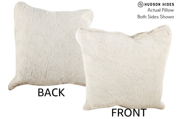 Grey 16"x16" Brazilian Cowhide Pillow #74646 by Hudson Hides