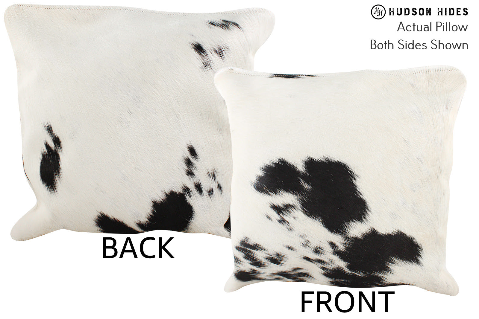 Black and White Cowhide Pillow #74746