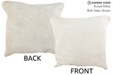 Grey 16"x16" Brazilian Cowhide Pillow #74832 by Hudson Hides