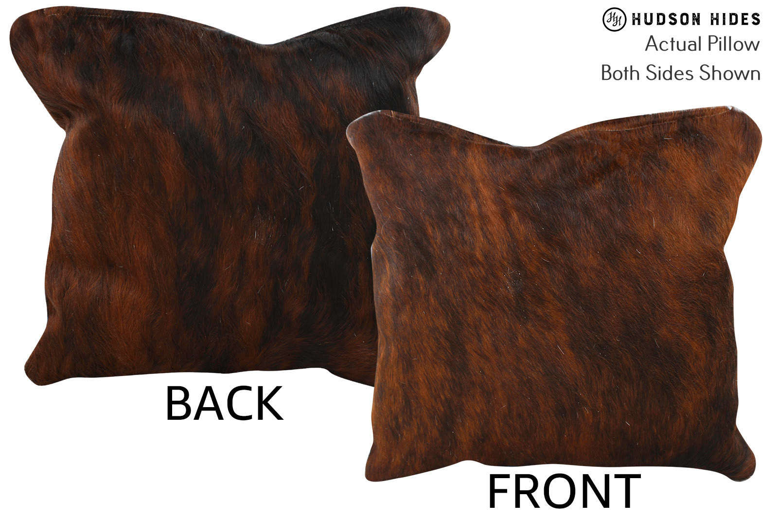 Dark Brindle Cowhide Pillow #74860