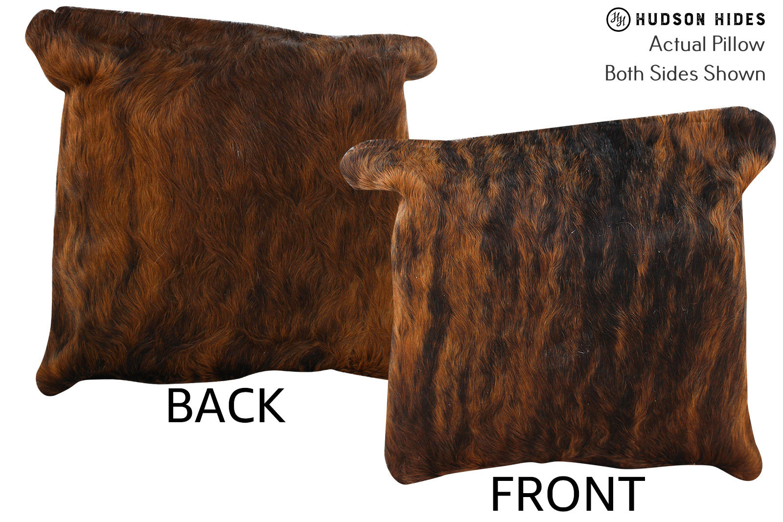 Dark Brindle Cowhide Pillow #74863