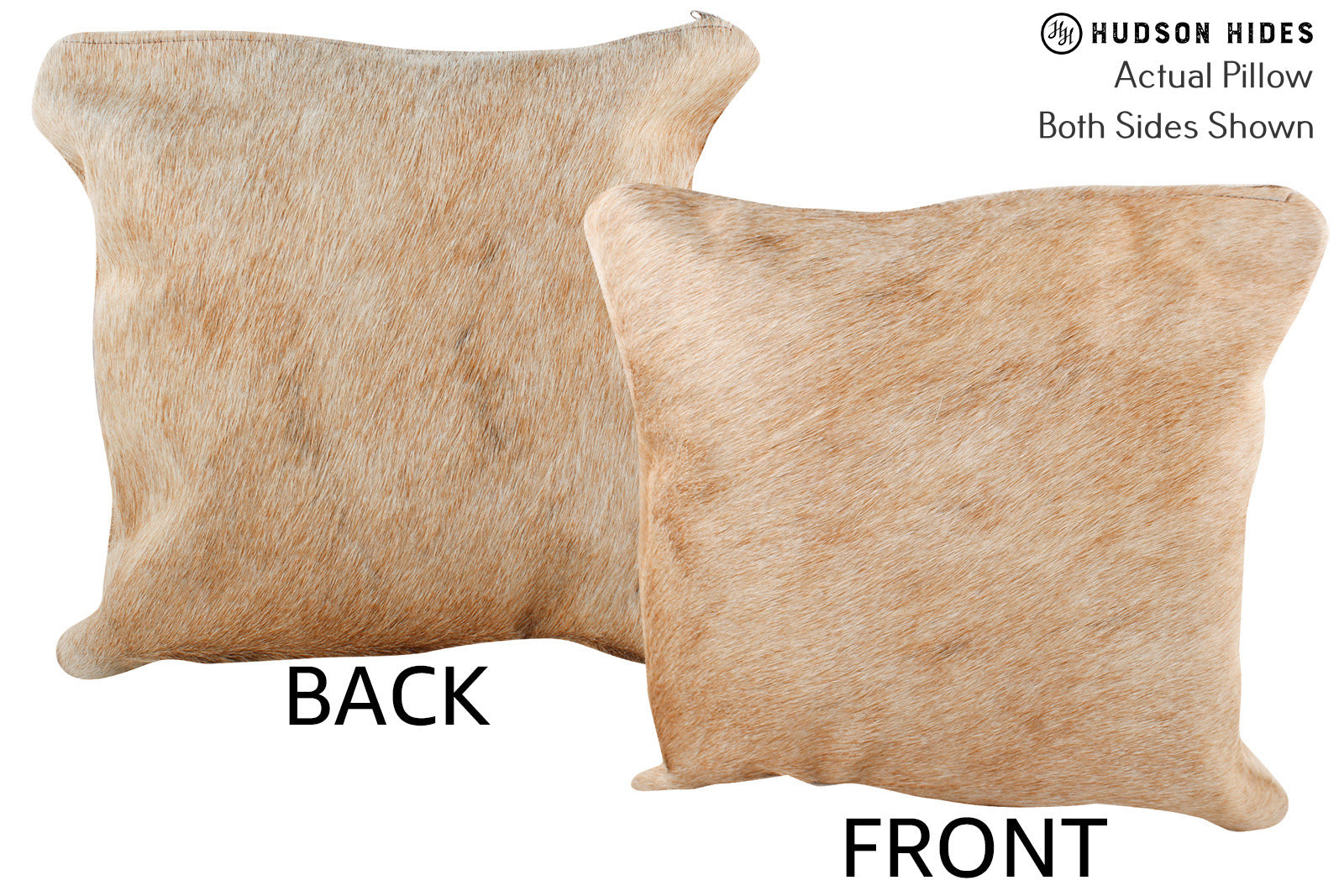 Beige Cowhide Pillow #74878