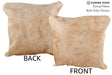 Beige 16"x16" Brazilian Cowhide Pillow #74878 by Hudson Hides