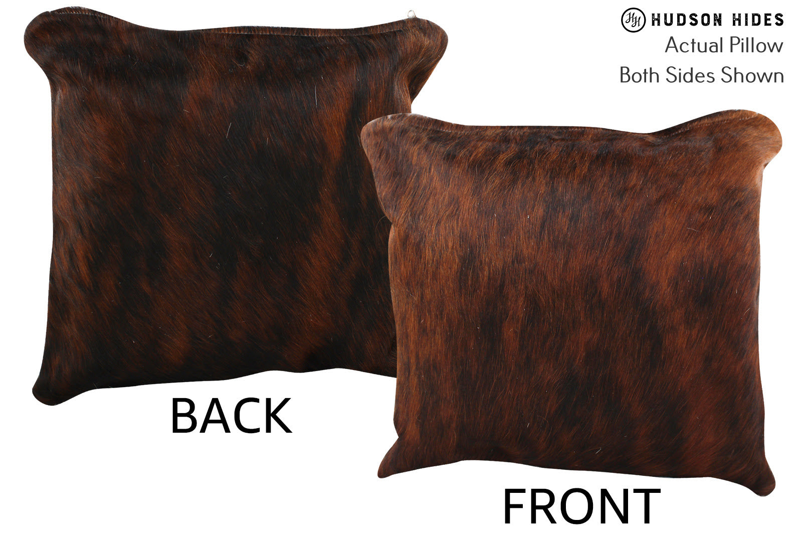 Dark Brindle Cowhide Pillow #74885