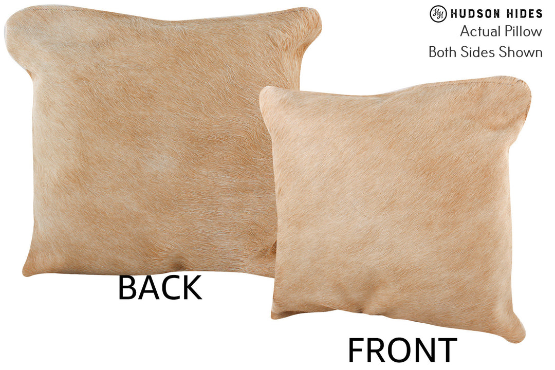 Beige Pillow 16"x16"#74887 by Hudson Hides