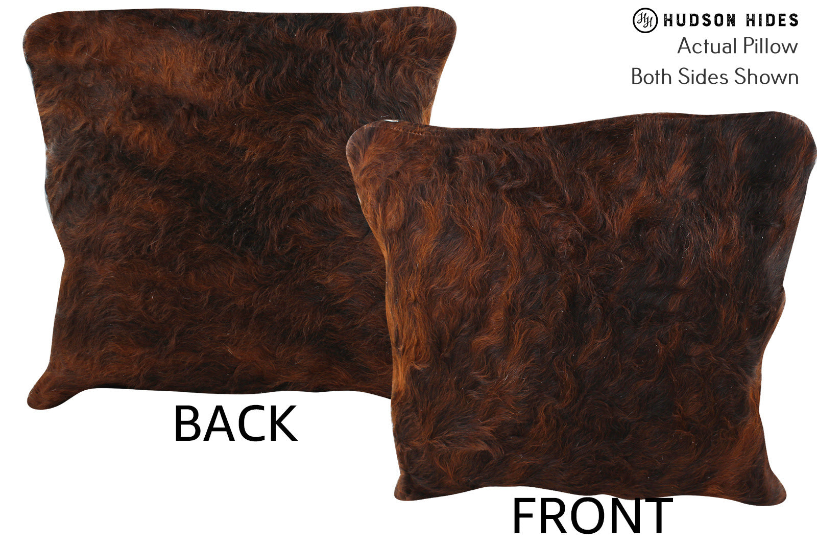Dark Brindle Cowhide Pillow #74892