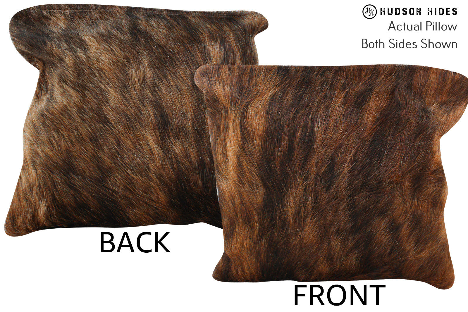 Dark Brindle Cowhide Pillow #74925