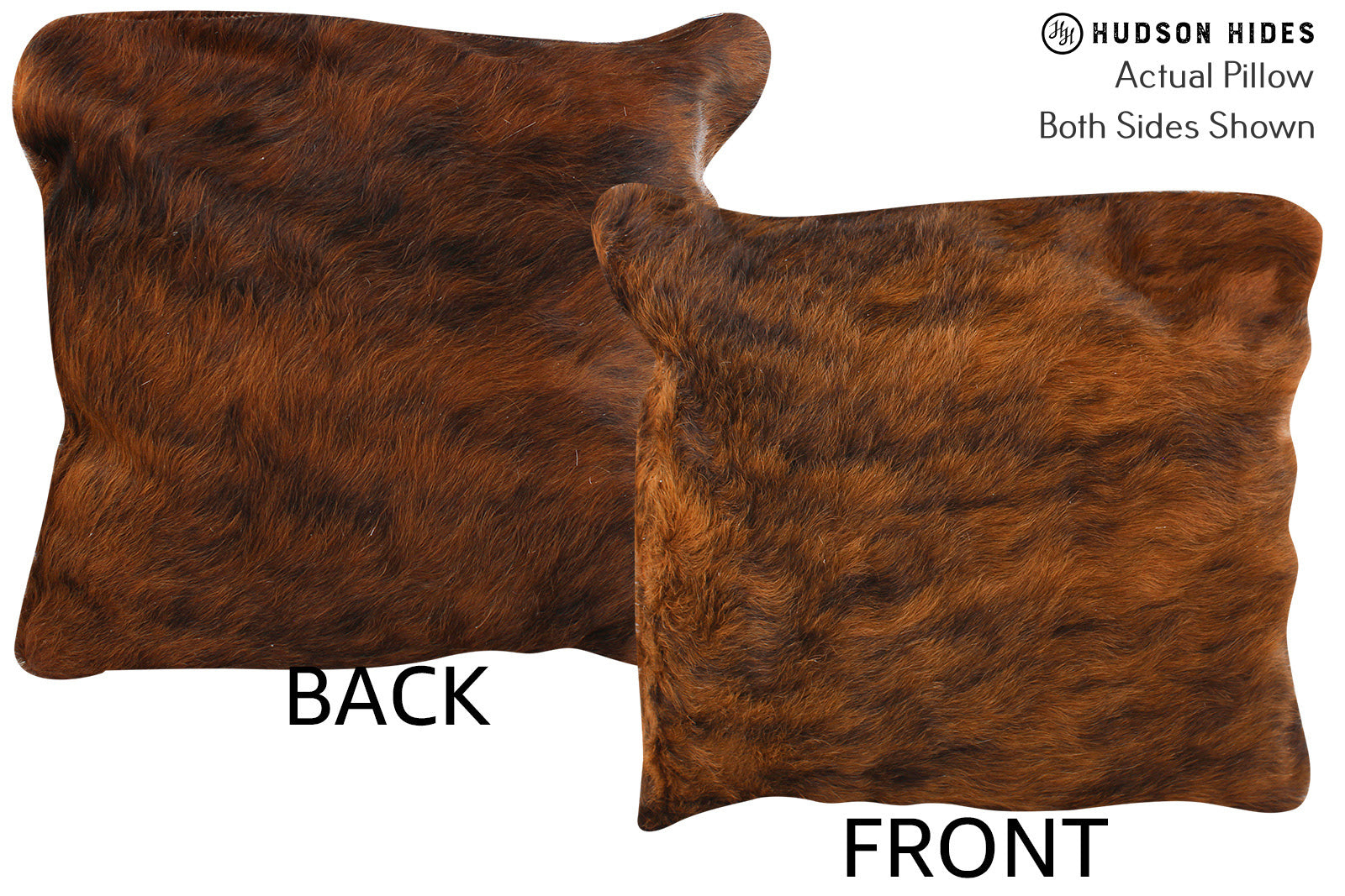 Dark Brindle Cowhide Pillow #74928