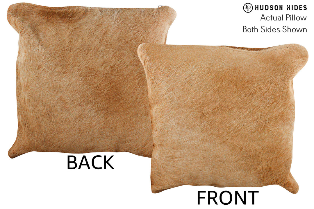 Beige Pillow 16"x16"#74974 by Hudson Hides