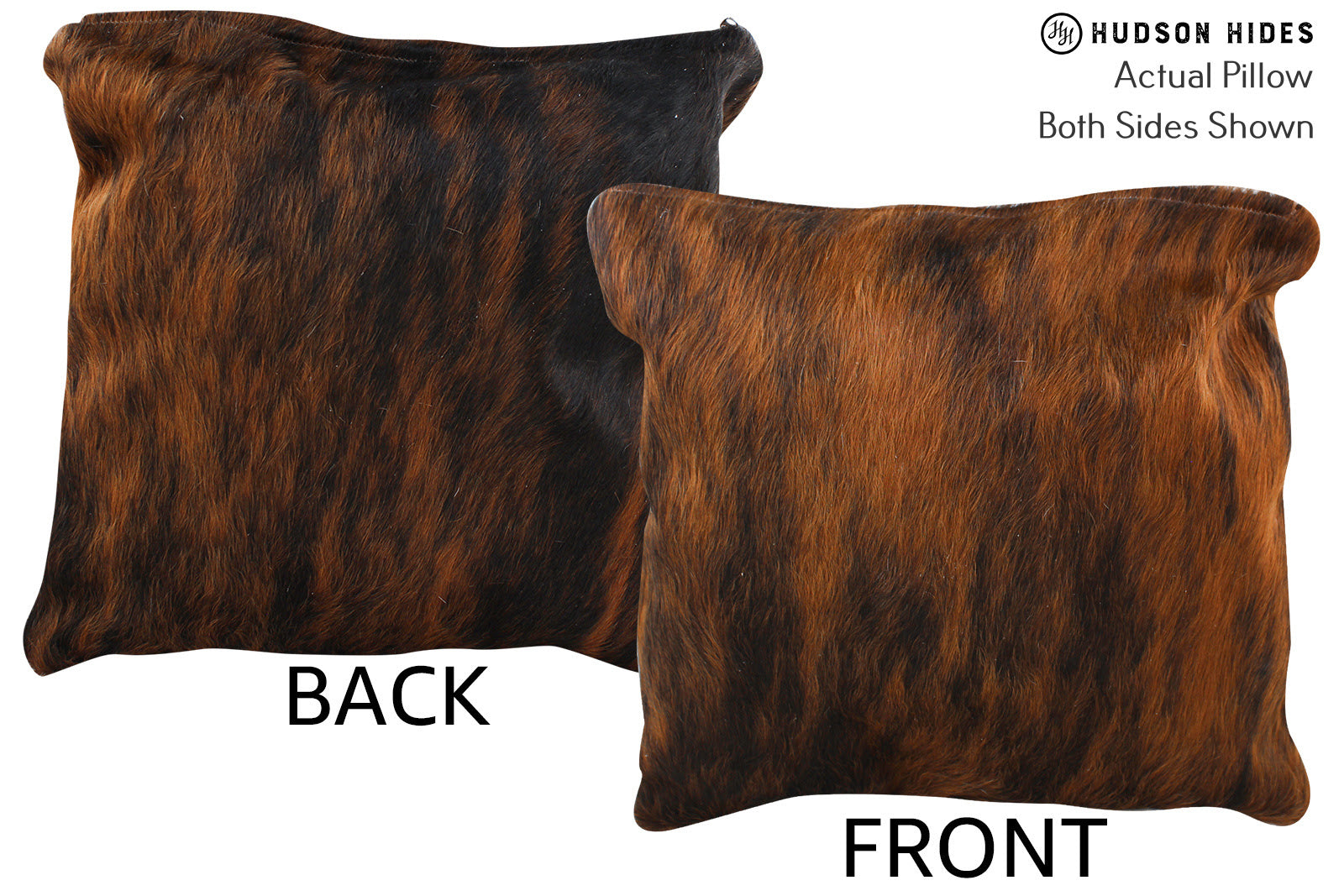 Dark Brindle Cowhide Pillow #74983