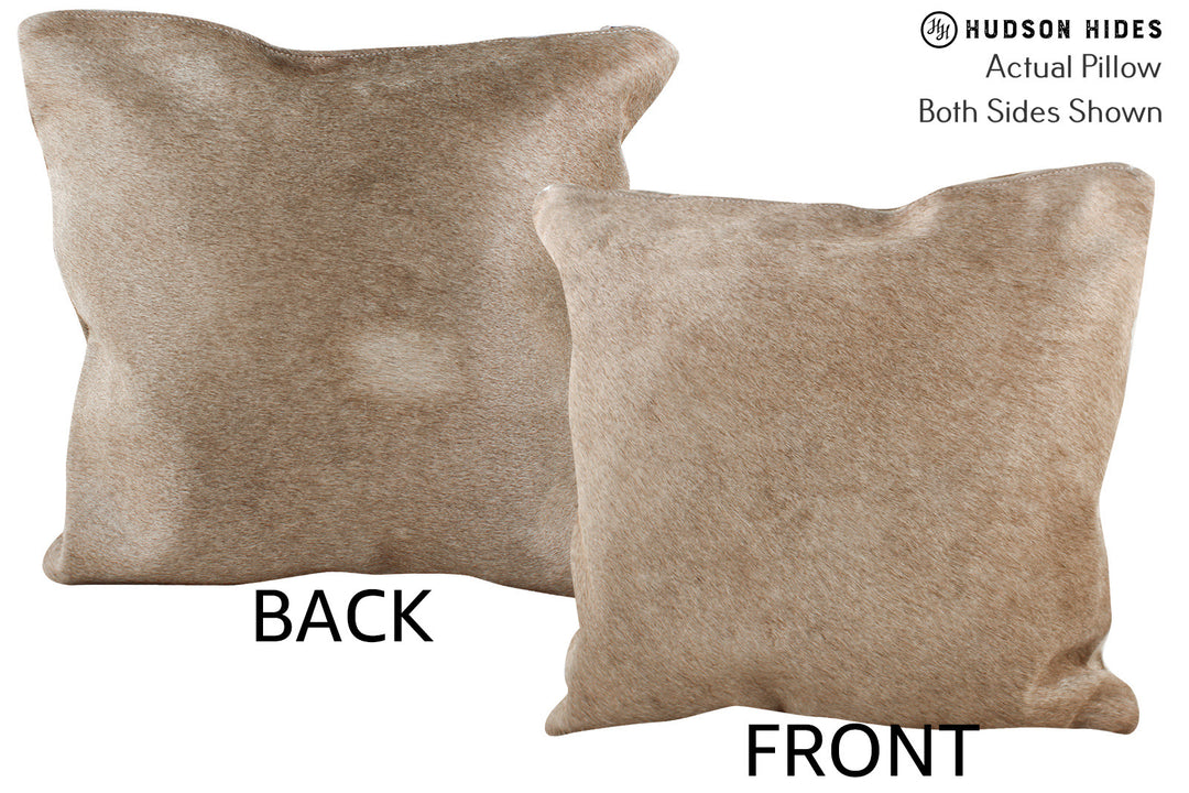 Taupe Pillow 16"x16"#74992 by Hudson Hides